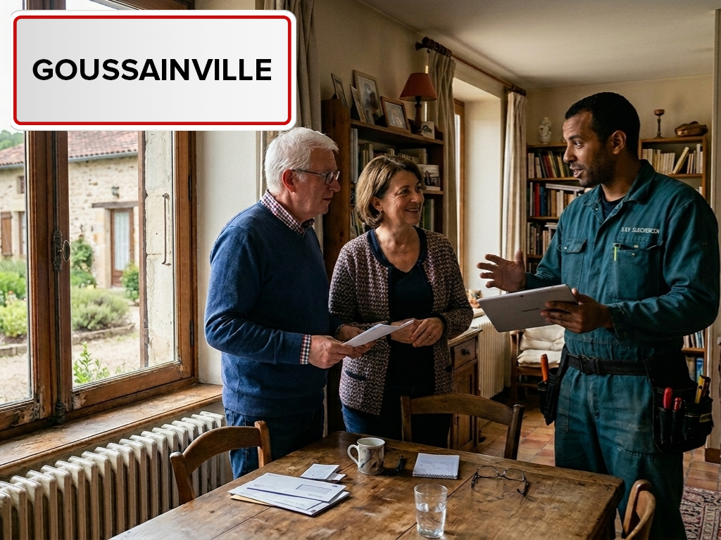 Installation de pompe à chaleur à Goussainville (95000) dans le Val-d'Oise