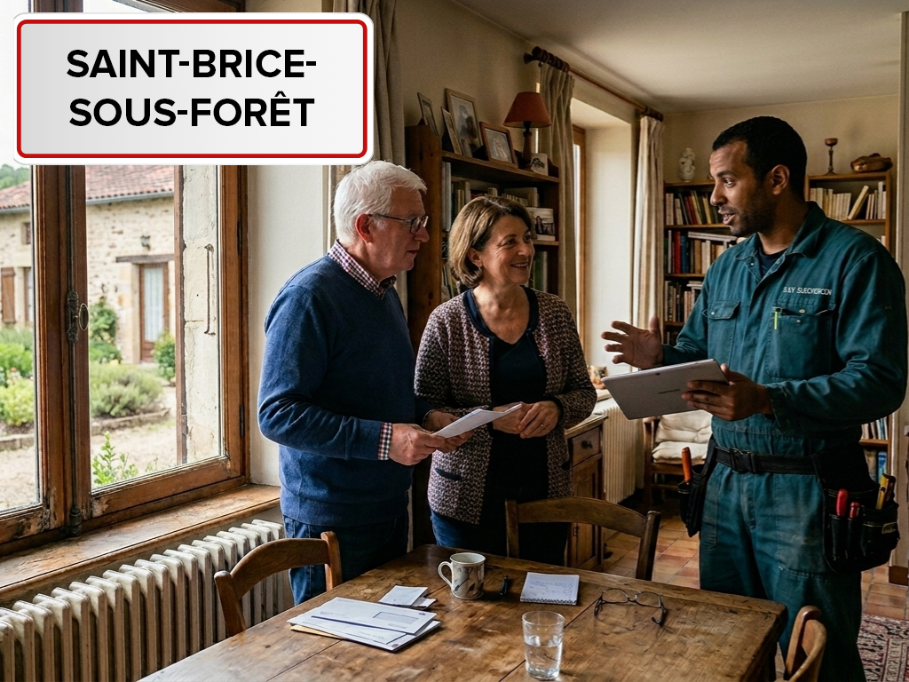 Installation de pompe à chaleur à Saint-Brice-sous-Forêt (95320) dans le Val-d'Oise