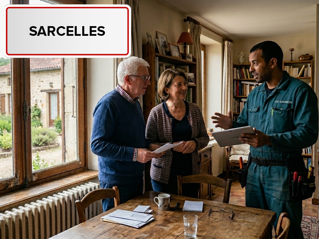 Installation de pompe à chaleur à Sarcelles (95000) dans le Val-d'Oise